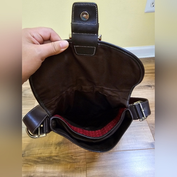 Coach Messenger Shoulder Bag Flap Jacquard Mini C Signature 6377 - Picture 7 of 17